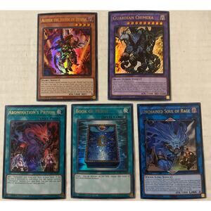 Lot of 5 25th Anniversary Rarity Collection II
1st Edition Yugioh Ultra Rare